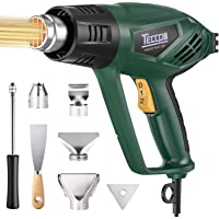 Pistola de Aire Caliente- TECCPO 2000W 240V Decapador Temperatura-Calentamiento rápido- Modo de 2 temperaturas 400℃-550…